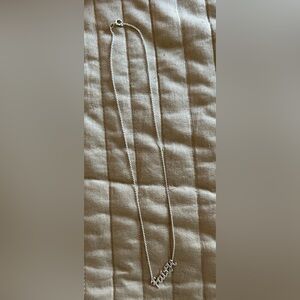 Silver Faith Necklace